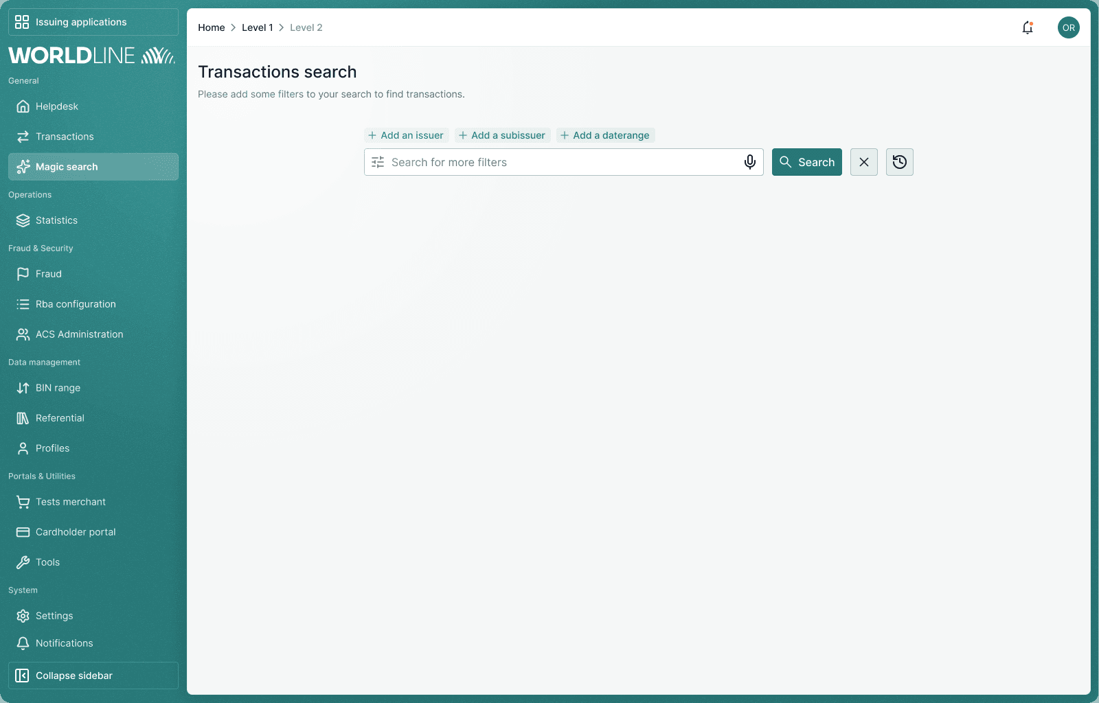 Magic search prototype, dynamic query builder