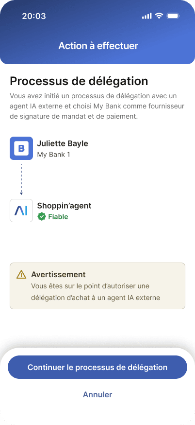 CB agentic-commerce demo, autonomous agent (Gemini/ChatGPT) monitoring a concert ticketing site before sales open (6/8)