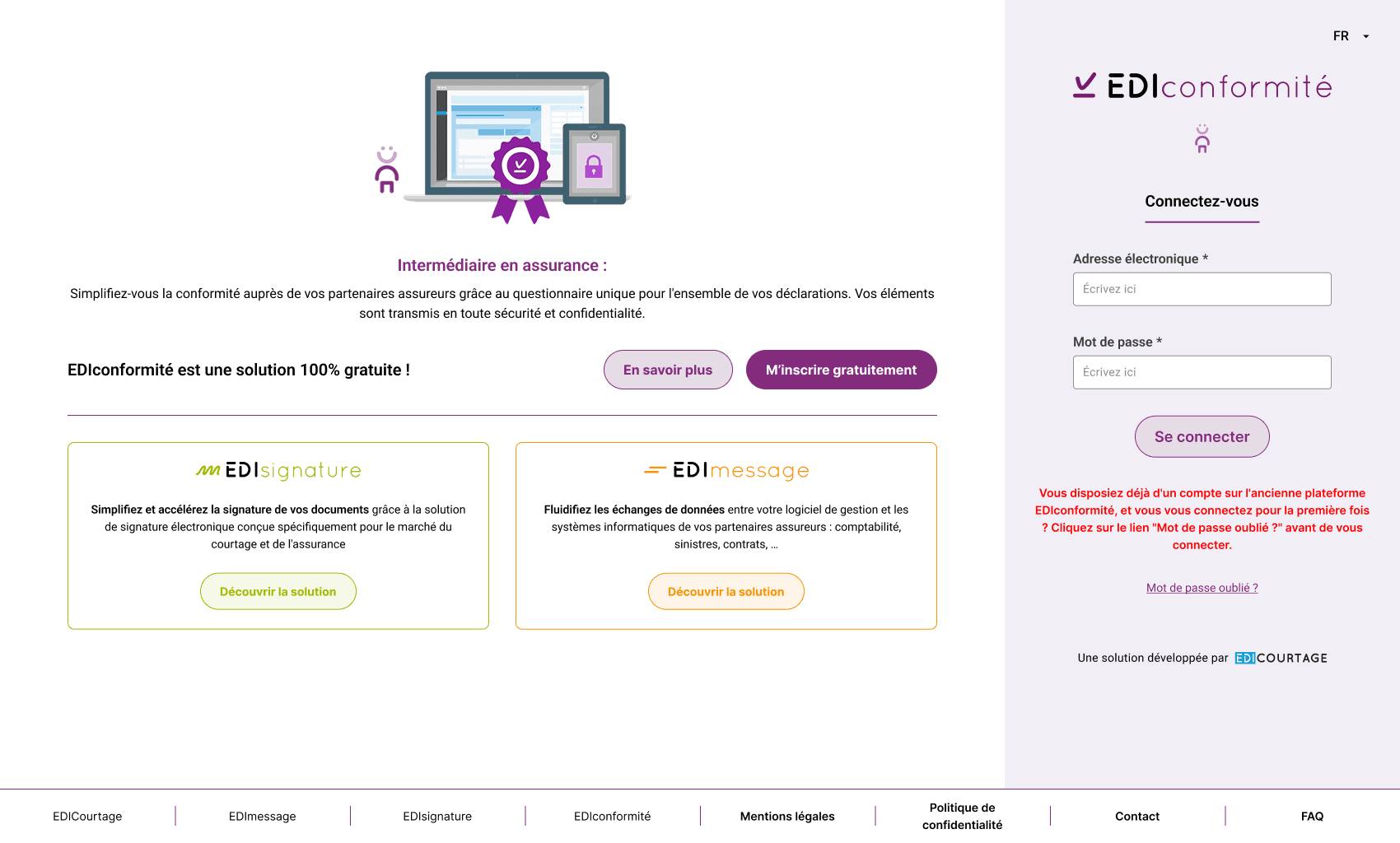EDI Message, dashboard comparison